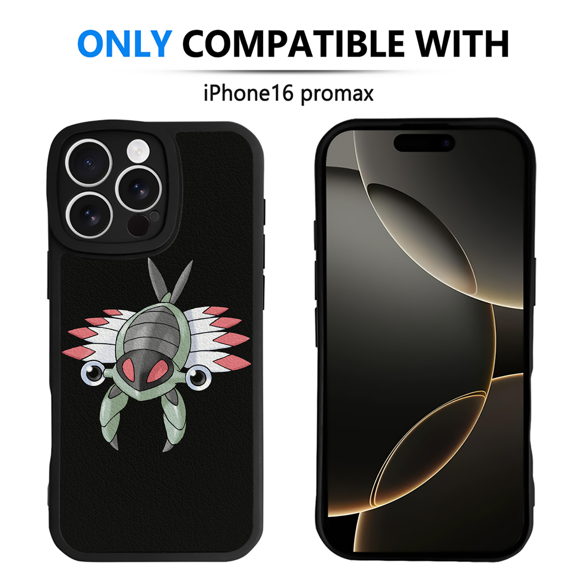 （画像用） ポケットモンスター Pokémon 【iPhone 16シリーズ対応】シリコンスマホケース（レザー調） 材質：シリコン